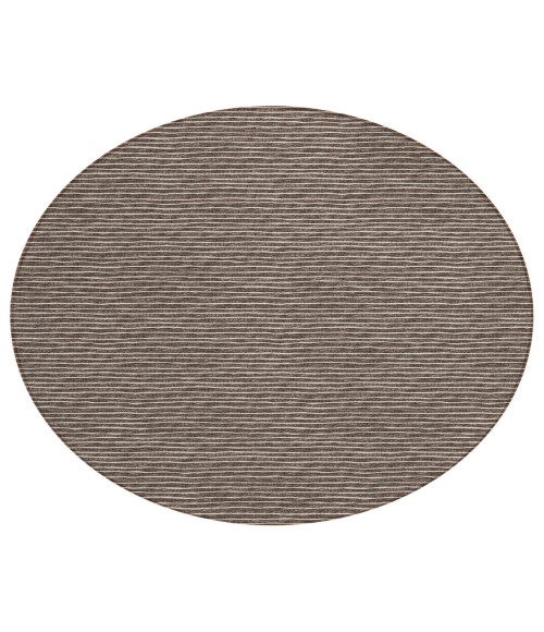Dalyn Indoor/Outdoor Laidley LA1 Chocolate Washable 4' x 4' Rug