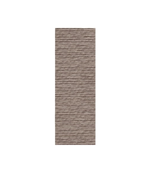 Dalyn Indoor/Outdoor Laidley LA1 Chocolate Washable 2'3" x 12' Rug