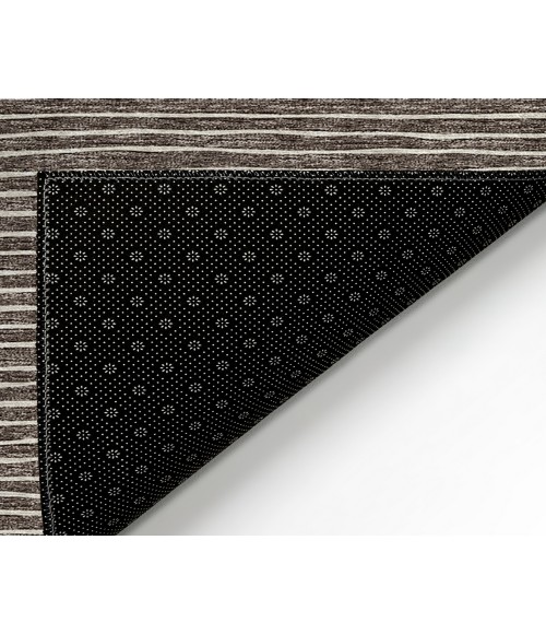 Dalyn Indoor/Outdoor Laidley LA1 Chocolate Washable 2'3" x 12' Rug