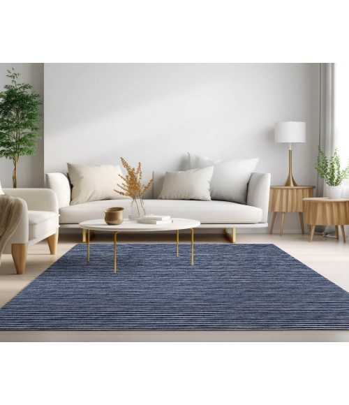 Dalyn Indoor/Outdoor Laidley LA1 Navy Washable 8' x 10' Rug