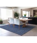 Dalyn Indoor/Outdoor Laidley LA1 Navy Washable 8' x 10' Rug