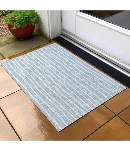 Dalyn Indoor/Outdoor Laidley LA1 Sky Blue Washable 1'8" x 2'6" Rug