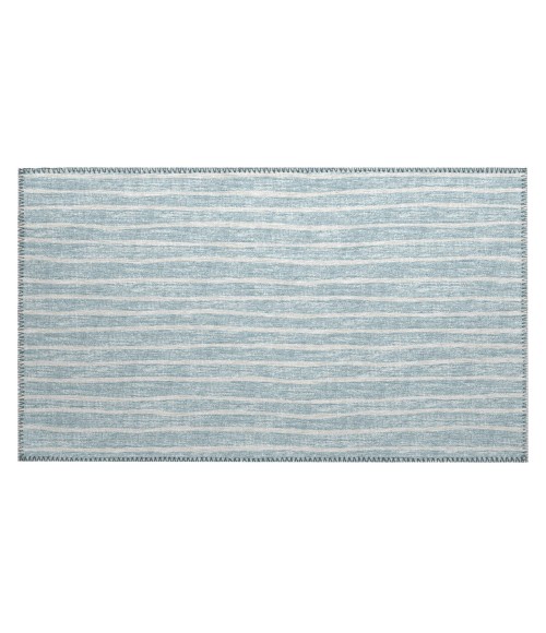 Dalyn Indoor/Outdoor Laidley LA1 Sky Blue Washable 1'8" x 2'6" Rug