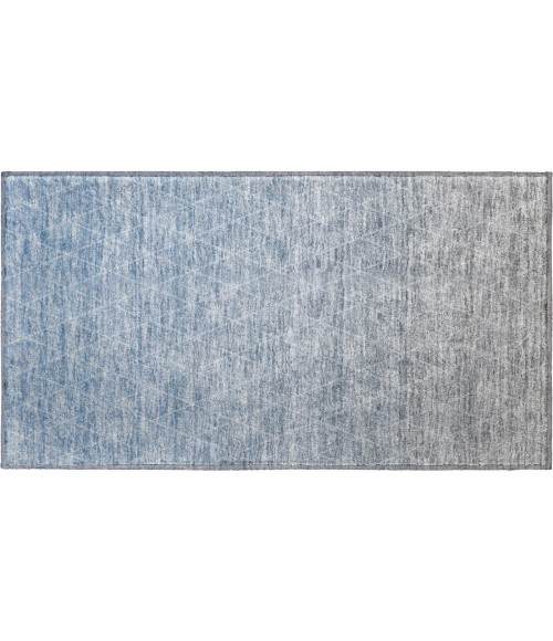 Dalyn Luxury Washable Lazio LZ2 Blue 1'8" x 2'6" Rug