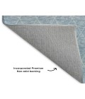 Dalyn Luxury Washable Lazio LZ2 Blue 2'6" x 3'10" Rug