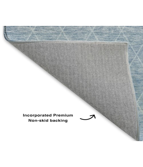 Dalyn Luxury Washable Lazio LZ2 Blue 2'6" x 3'10" Rug