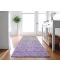 Dalyn Luxury Washable Lazio LZ2 Lavender 2'3" x 7'6" Runner Rug