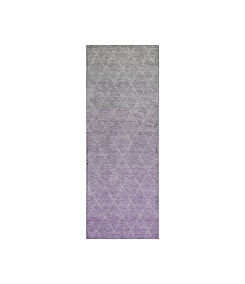 Dalyn Luxury Washable Lazio LZ2 Lavender 2'3" x 7'6" Runner Rug