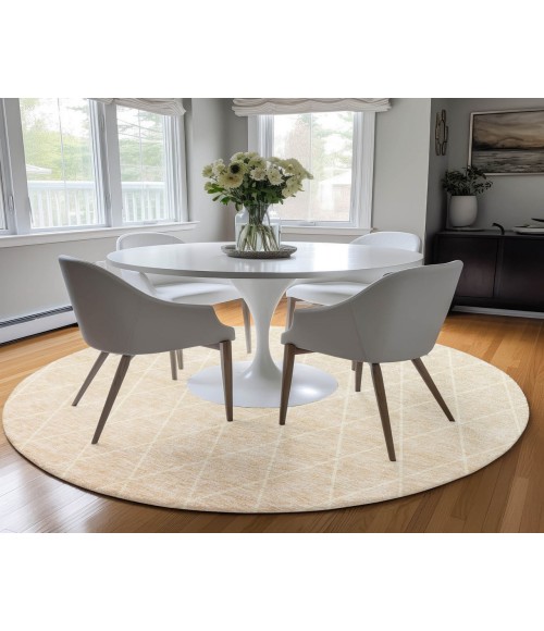 Dalyn Luxury Washable Lazio LZ2 Salmon 8' x 8' Round Rug