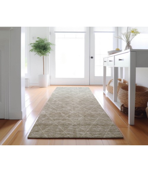 Dalyn Luxury Washable Lazio LZ2 Taupe 2'3" x 7'6" Runner Rug