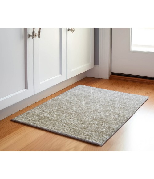 Dalyn Luxury Washable Lazio LZ2 Taupe 1'8" x 2'6" Rug