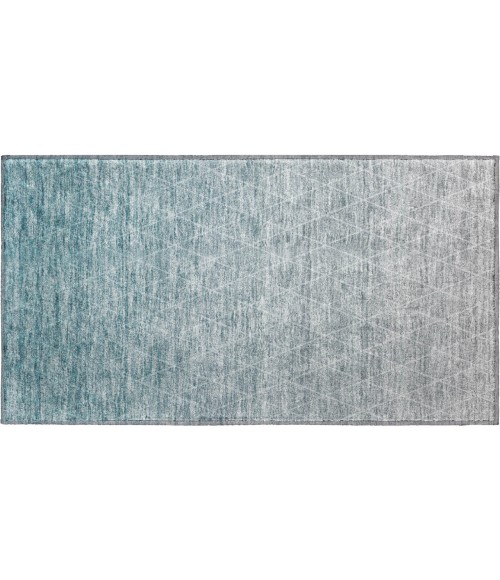 Dalyn Luxury Washable Lazio LZ2 Teal 1'8" x 2'6" Rug