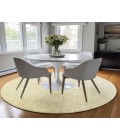 Dalyn Luxury Washable Lazio LZ2 Wheat 8' x 8' Round Rug