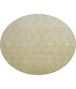 Dalyn Luxury Washable Lazio LZ2 Wheat 8' x 8' Round Rug