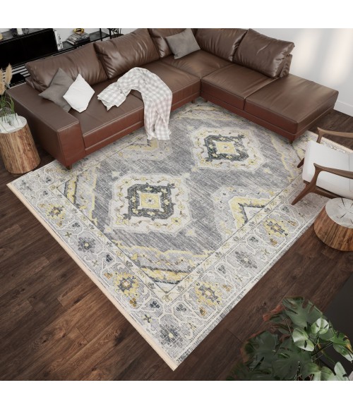 Dalyn Marbella MB1 Grey Area Rug 9 ft. X 12 ft. Rectangle