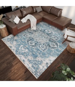 Dalyn Marbella MB3 Denim Area Rug 2 ft. 3 X 7 ft. 6 Rectangle