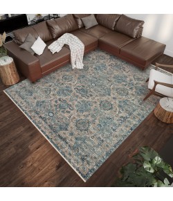 Dalyn Marbella MB5 Mineral Blue Area Rug 8 ft. Round