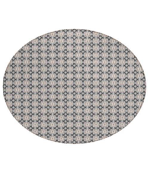 Dalyn Marlo Rug Dalyn Indoor/Outdoor Marlo MO1 Black Washable 10' x 10' Rug