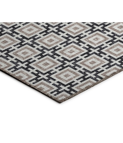 Dalyn Marlo Rug Dalyn Indoor/Outdoor Marlo MO1 Black Washable 9' x 12' Rug