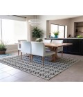 Dalyn Marlo Rug Dalyn Indoor/Outdoor Marlo MO1 Black Washable 9' x 12' Rug