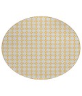 Dalyn Indoor/Outdoor Marlo MO1 Gold Washable 6' x 6' Rug