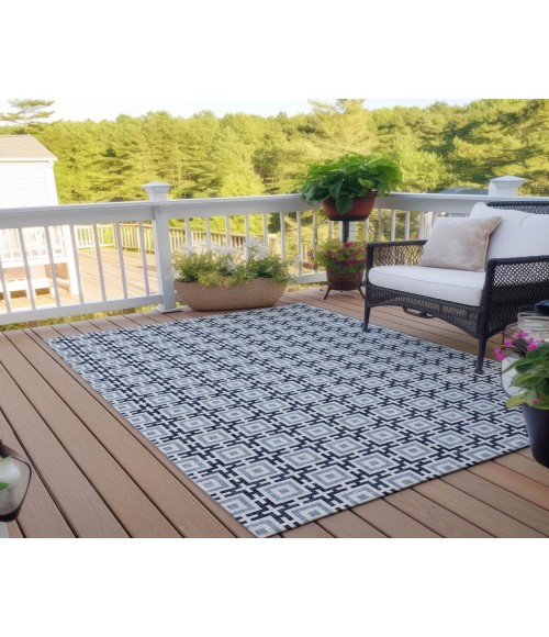 Dalyn Indoor/Outdoor Marlo MO1 Navy Washable 8' x 10' Rug
