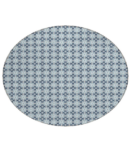 Dalyn Marlo Rug Dalyn Indoor/Outdoor Marlo MO1 Navy Washable 10' x 10' Rug