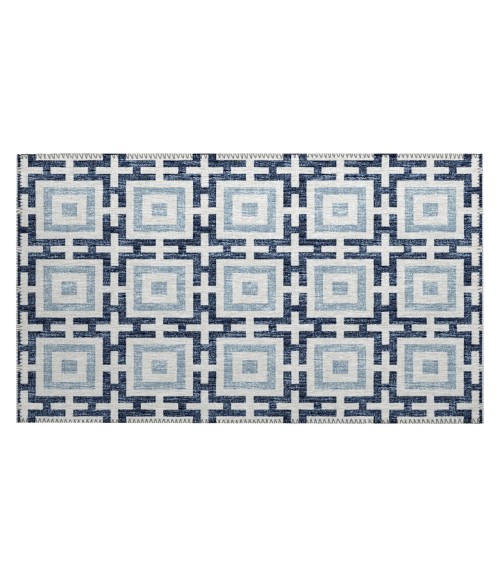 Dalyn Indoor/Outdoor Marlo MO1 Navy Washable 1'8" x 2'6" Rug