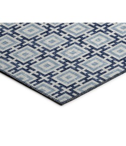 Dalyn Indoor/Outdoor Marlo MO1 Navy Washable 6' x 6' Rug