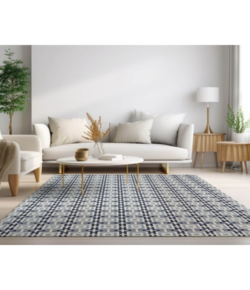 Dalyn Indoor/Outdoor Marlo MO1 Navy Washable 8' x 10' Rug