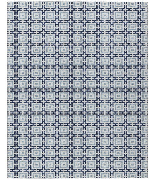 Dalyn Indoor/Outdoor Marlo MO1 Navy Washable 8' x 10' Rug
