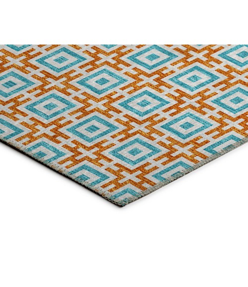 Dalyn Marlo Rug Dalyn Indoor/Outdoor Marlo MO1 Orange Washable 9' x 12' Rug