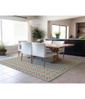 Dalyn Marlo Rug Dalyn Indoor/Outdoor Marlo MO1 Orange Washable 9' x 12' Rug