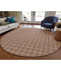 Dalyn Indoor/Outdoor Marlo MO1 Paprika Washable 4' x 4' Rug