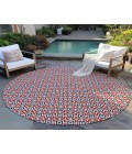 Dalyn Marlo Rug Dalyn Indoor/Outdoor Marlo MO1 Red Washable 10' x 10' Rug