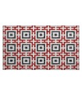 Dalyn Indoor/Outdoor Marlo MO1 Red Washable 1'8" x 2'6" Rug