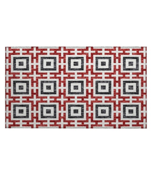 Dalyn Indoor/Outdoor Marlo MO1 Red Washable 1'8" x 2'6" Rug
