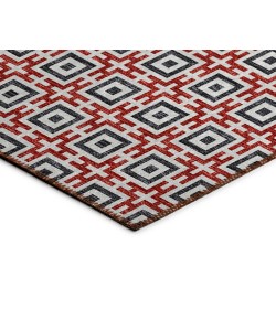 Dalyn Indoor/Outdoor Marlo MO1 Red Washable 6' x 6' Rug