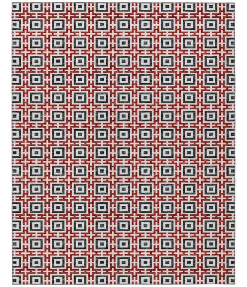 Dalyn Marlo Rug Dalyn Indoor/Outdoor Marlo MO1 Red Washable 9' x 12' Rug