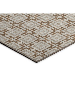 Dalyn Indoor/Outdoor Marlo MO1 Taupe Washable 6' x 6' Rug