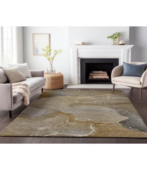 Dalyn Luxury Washable Odyssey OY10 Chocolate 8' x 10' Rug