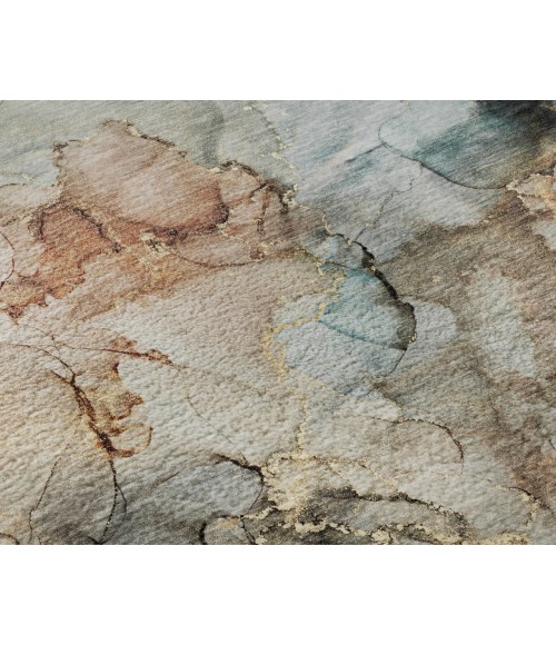 Dalyn Luxury Washable Odyssey OY12 Tan 8' x 8' Round Rug