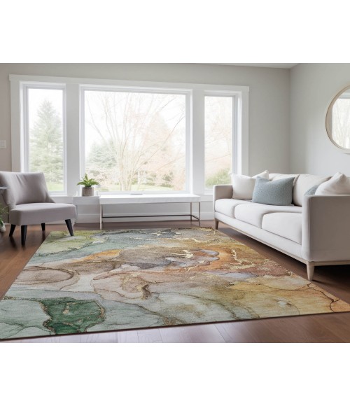 Dalyn Luxury Washable Odyssey OY1 Taupe 10' x 14' Rug