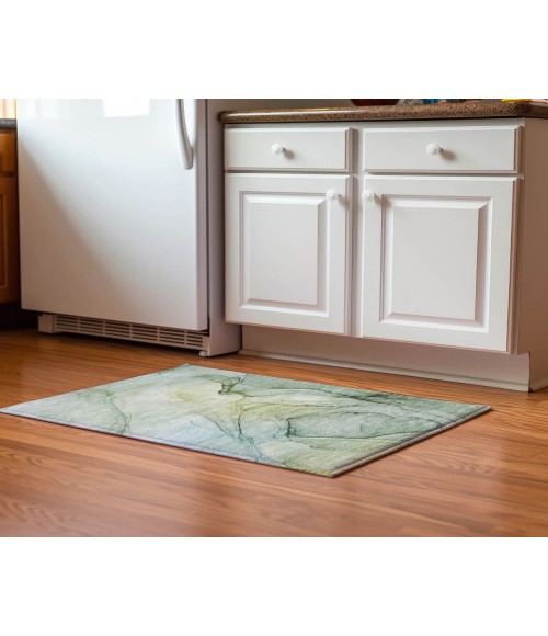 Dalyn Luxury Washable Odyssey OY2 Aloe 1'8" x 2'6" Rug