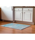Dalyn Luxury Washable Odyssey OY7 Teal 1'8" x 2'6" Rug