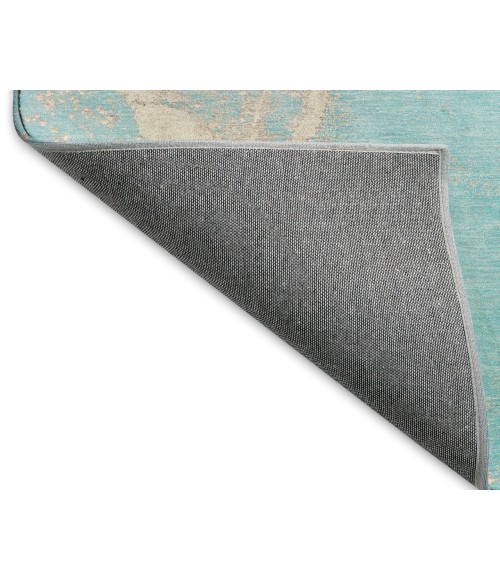 Dalyn Luxury Washable Odyssey OY7 Teal 2'6" x 3'10" Rug