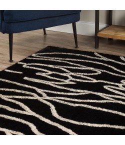 Dalyn Pesario PE3 Black Area Rug 8 ft. X 10 ft. Rectangle