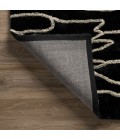 PESARIO RUG Dalyn Pesario PE3 Black Area Rug 8 ft. X 10 ft. Rectangle