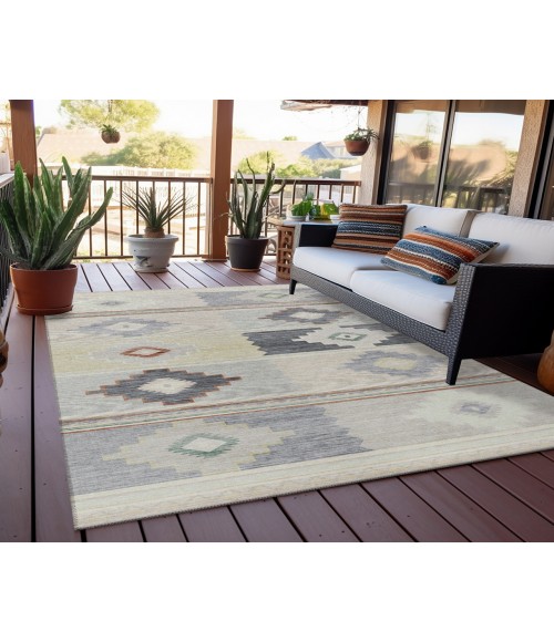 Dalyn Indoor/Outdoor Phoenix PH1 Ivory Washable 2'6" x 3'10" Rug