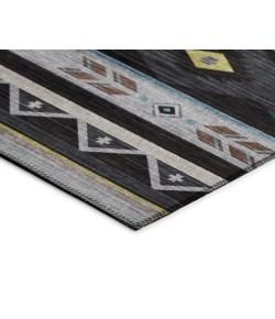 Dalyn Indoor/Outdoor Phoenix PH3 Black Washable 2'6" x 3'10" Rug